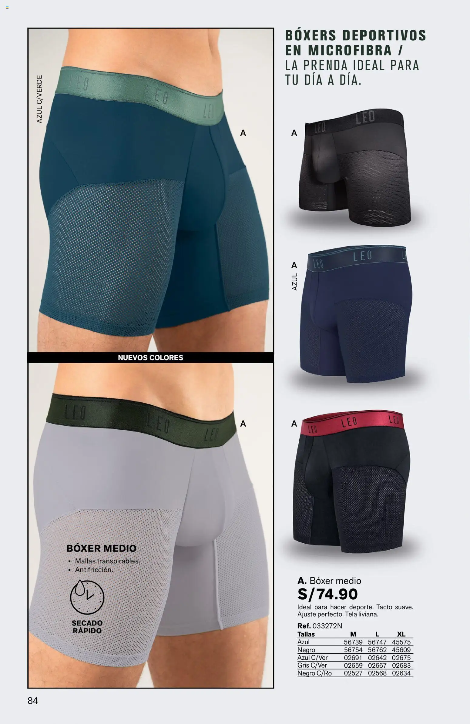 Catálogo Leonisa válido desde 27.04.2026 | Página: 84 | Productos: Boxers