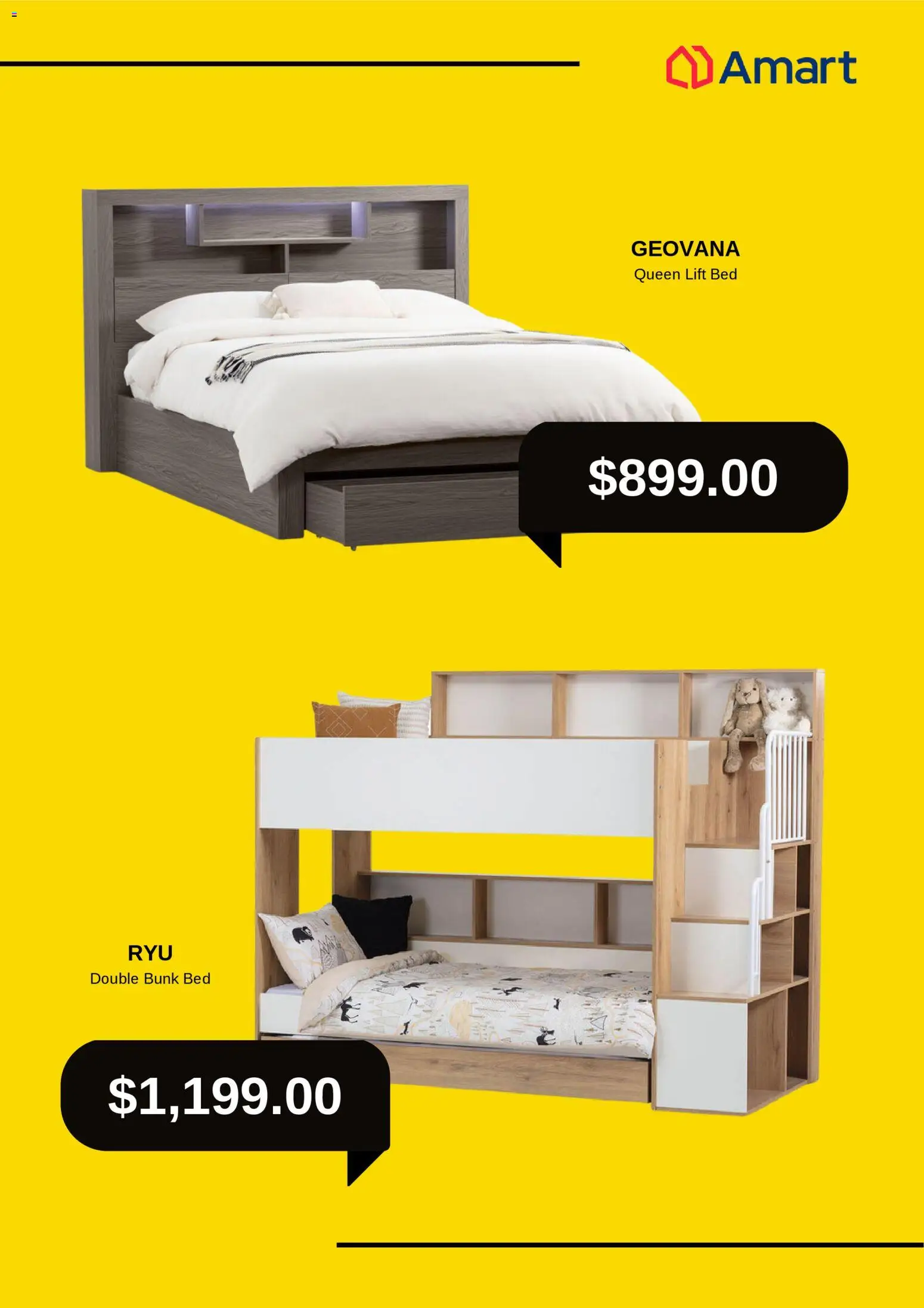 Amart Furniture catalogue - valid from 09.01.2026 | Page: 4 | Products: Bed