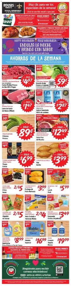 Preview of Rouses weekly ads valid from 15.10.2025