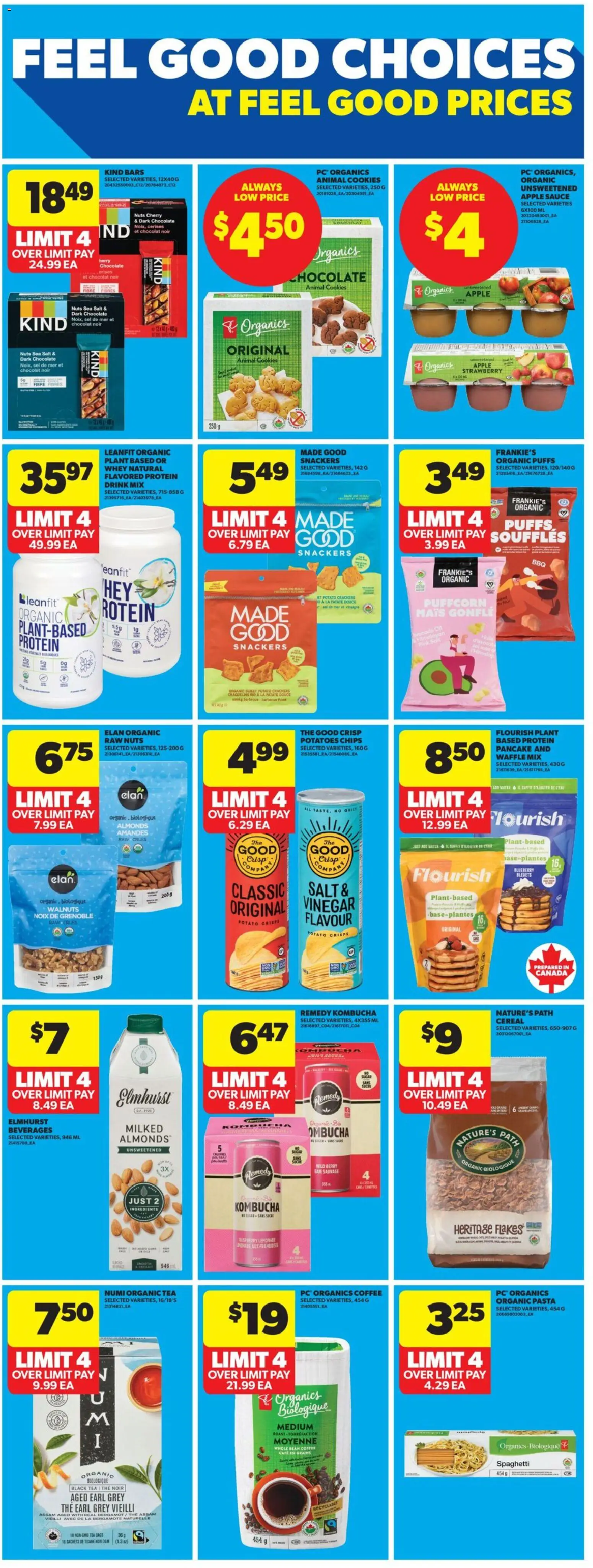 Real Canadian Superstore flyer valid from 19.02.2026 | Page: 23 | Products: Tea, Chips, Nuts, Cookies