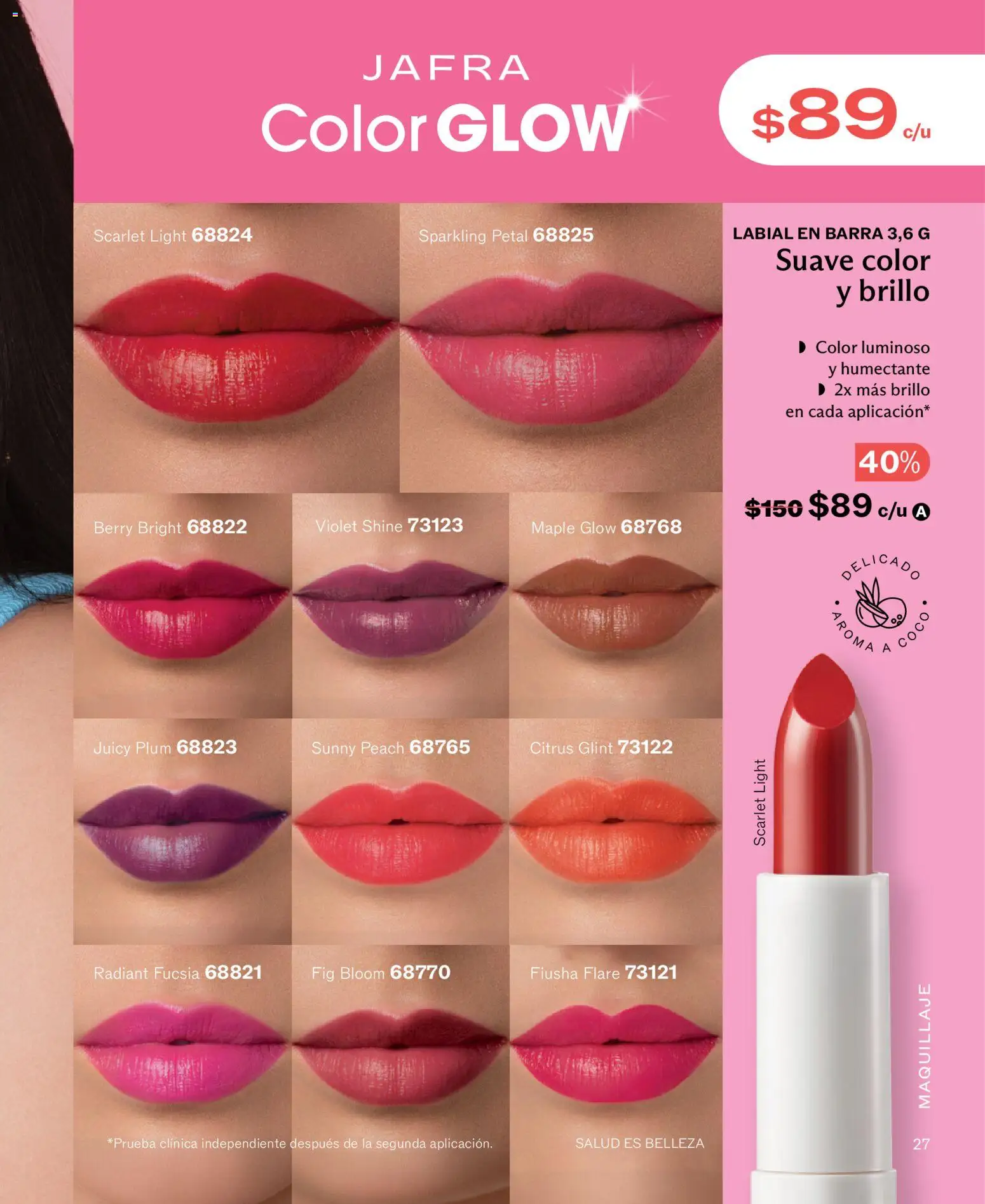 Nuevas ofertas de JAFRA válidas en toda la República Mexicana desde el 01.01.2026. ¡Encuentra las mejores ofertas en JAFRA catálogo! | Página: 27