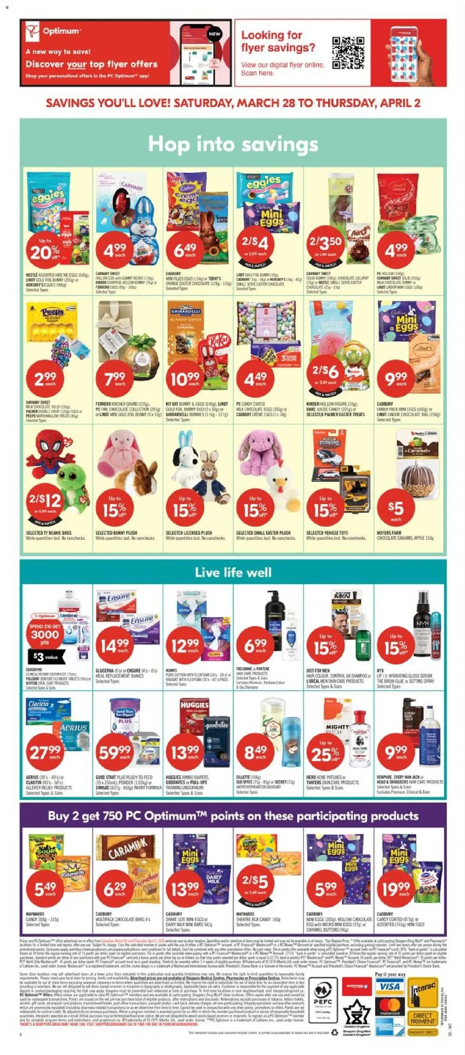 Shoppers flyer valid from 27.03.2026 | Page: 17 | Products: PC, Bag, Chocolate, Underwear