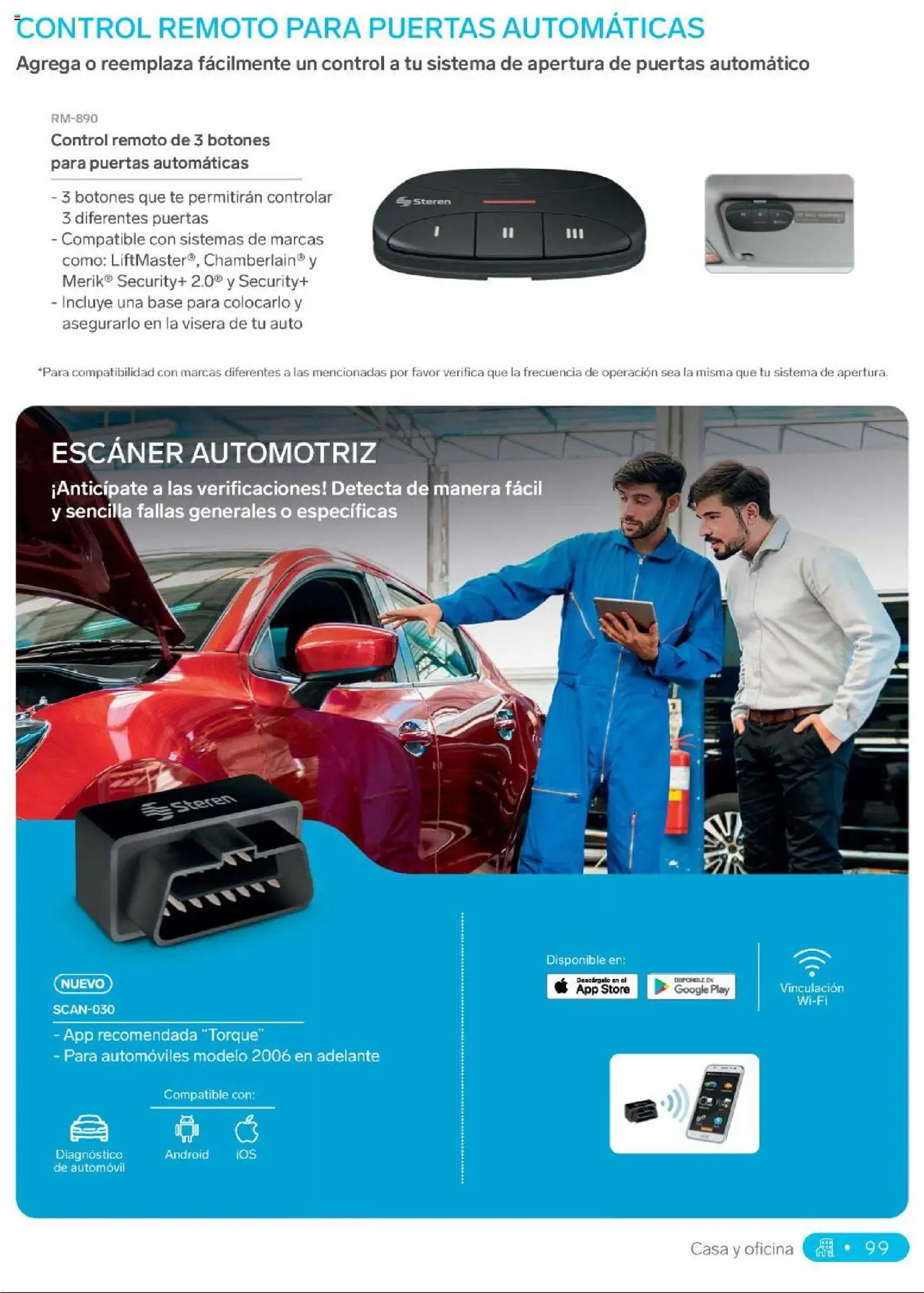 Nuevas ofertas de Steren válidas en toda la República Mexicana desde el 01.01.2025. ¡Encuentra las mejores ofertas en Steren catálogo! | Página: 117 | Productos: Control remoto, Escaner, Visera, Té
