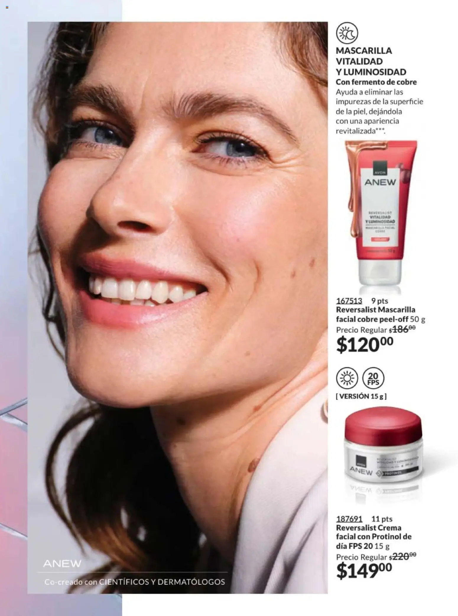 Nuevas ofertas de AVON válidas en toda la República Mexicana desde el 10.01.2026. ¡Encuentra las mejores ofertas en AVON campaña 2 2026! | Página: 129 | Productos: Crema, Mascarilla