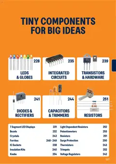 Preview of Jaycar Engineering & Scientific Catalogue 2025/2026  - valid from 09.07.2025 | Page: 227