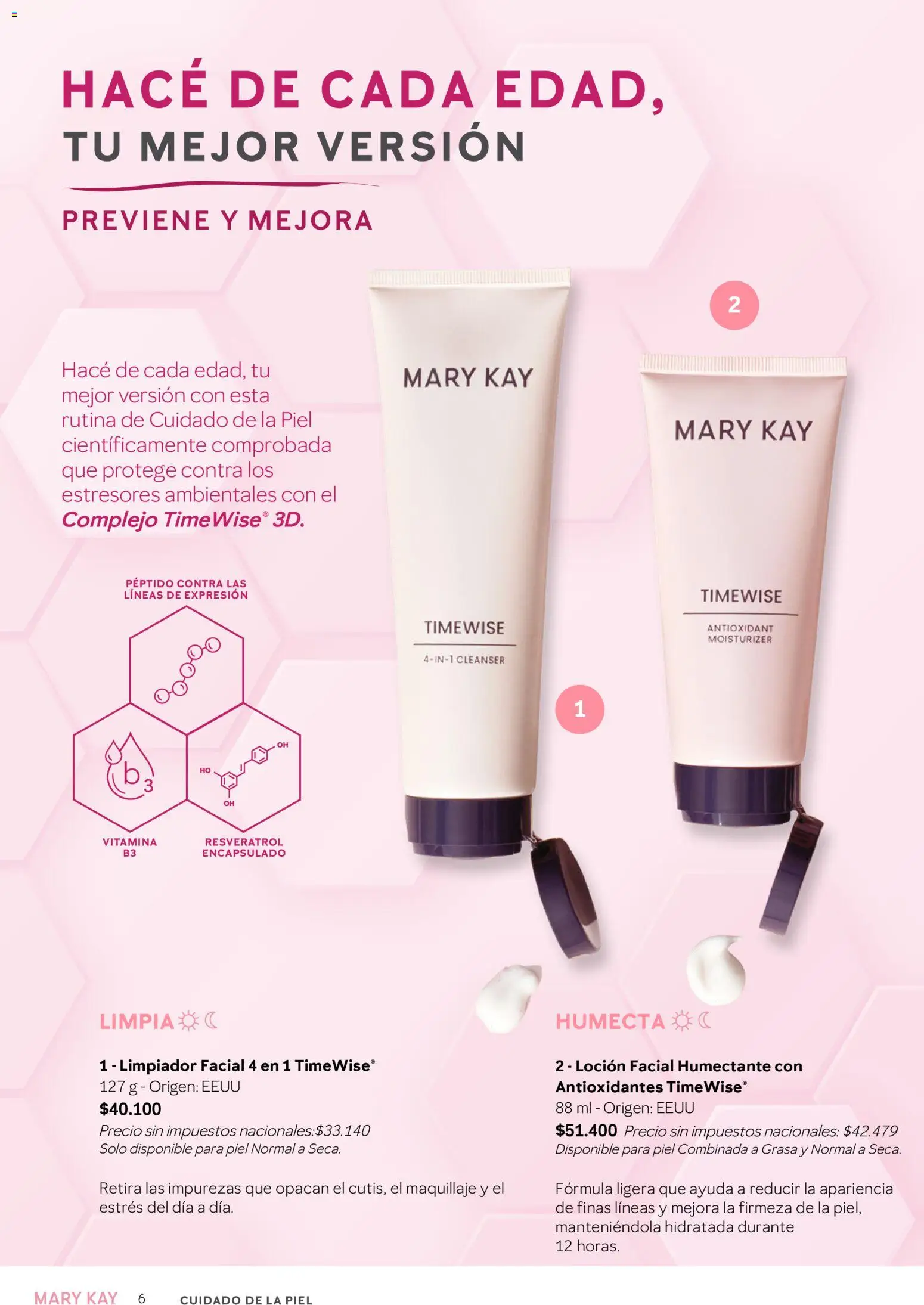 Mary Kay catálogo │ válido desde el 01.03.2026 | Página: 6 | Productos: Maquillaje, Loción, Limpiador, Limpiador facial