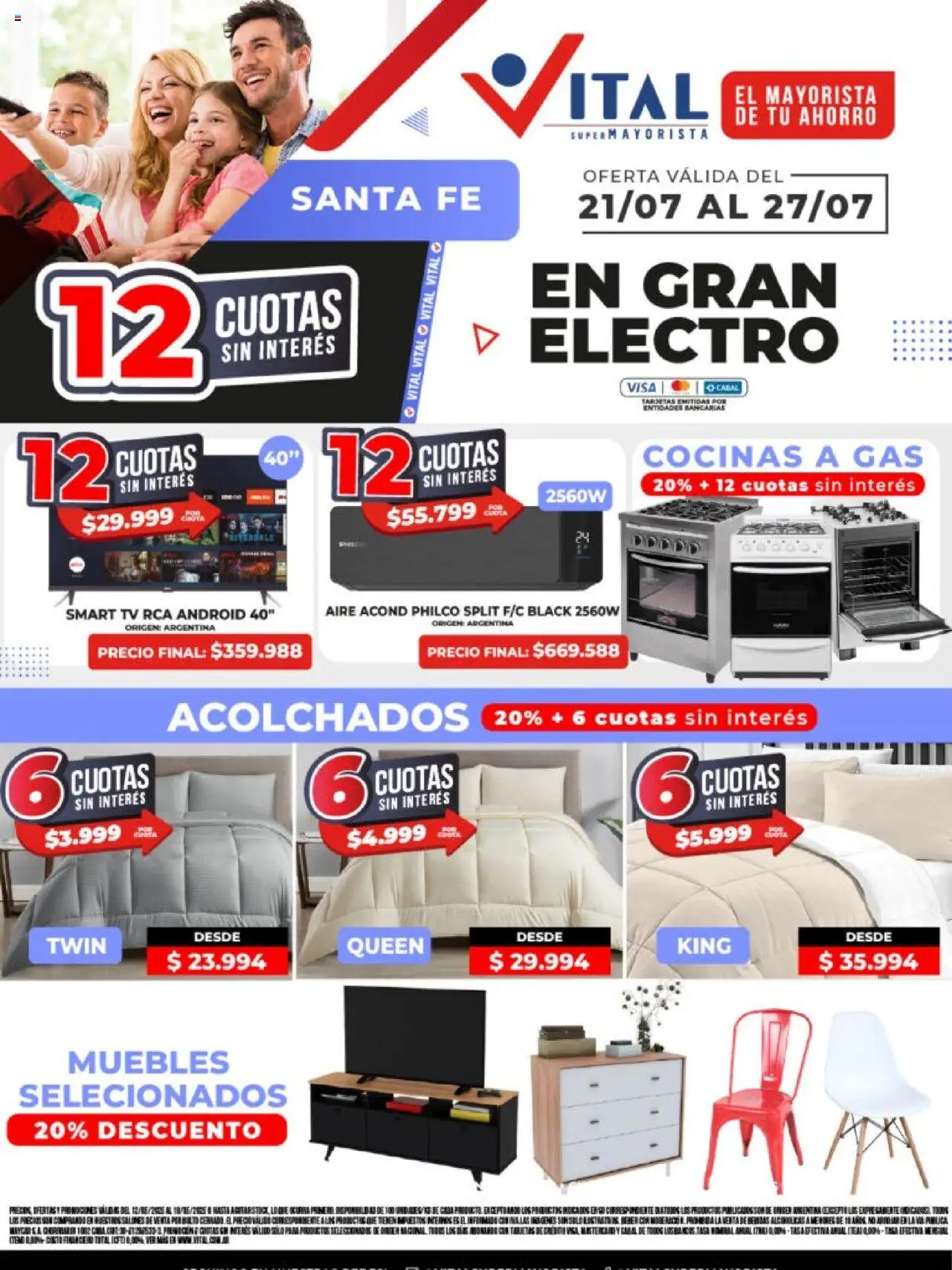 Vital - Ofertas nonfood  - Santa Fe │ válido desde el 21.07.2025 | Página: 1