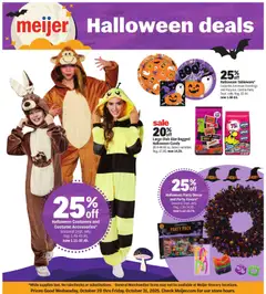 Preview of Meijer weekly ads valid from 29.10.2025