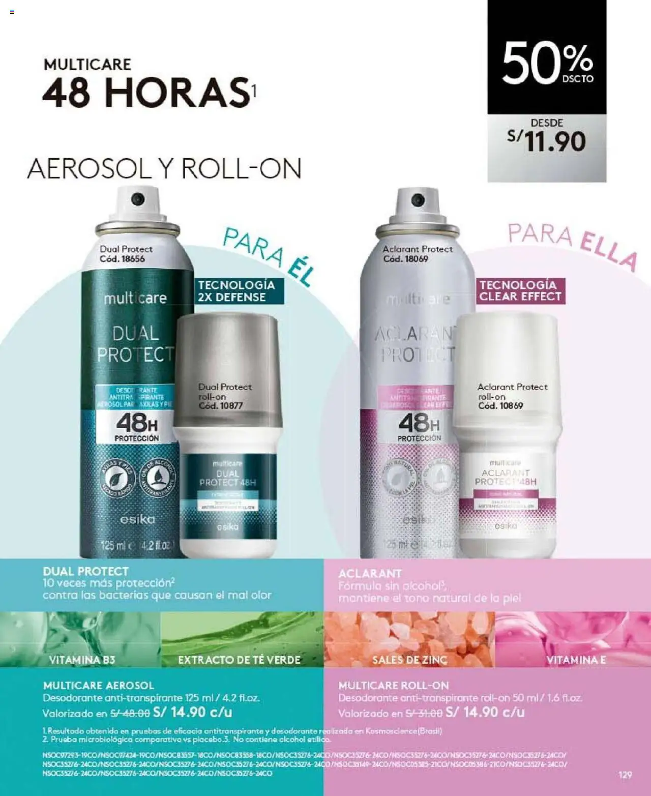 Catálogo Ésika válido desde 24.10.2025 | Página: 145 | Productos: Desodorante, Antitranspirante, Té