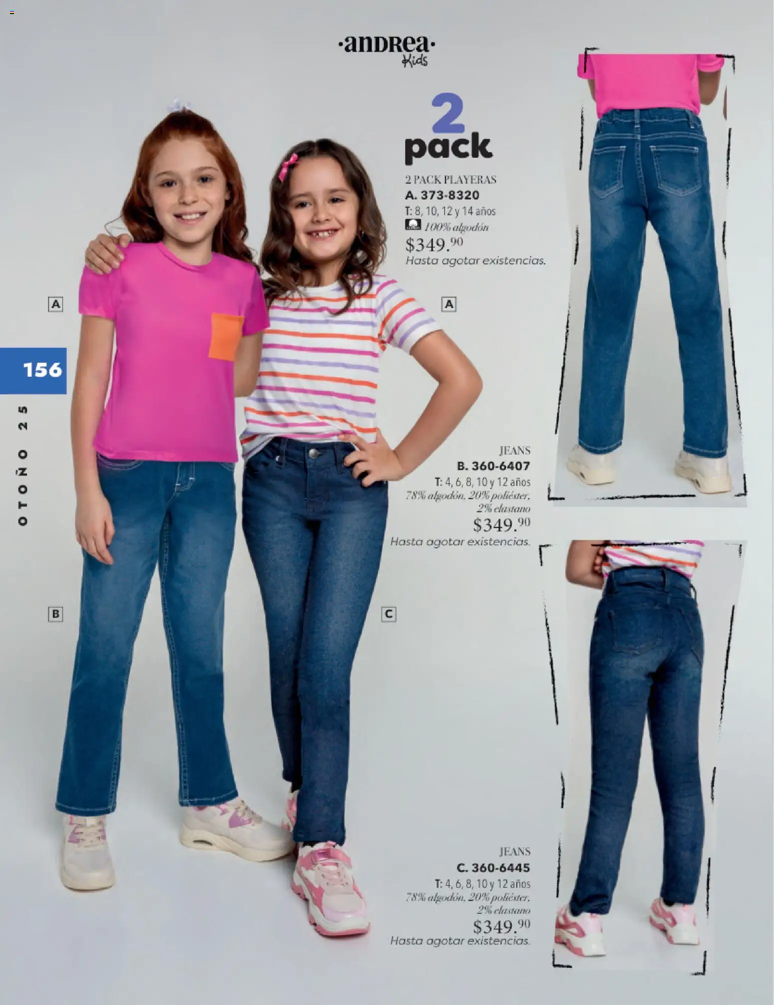 Nuevas ofertas de Andrea válidas en toda la República Mexicana desde el 26.11.2025. ¡Encuentra las mejores ofertas en Andrea catálogo Infantil Kids! | Página: 105 | Productos: Algodón