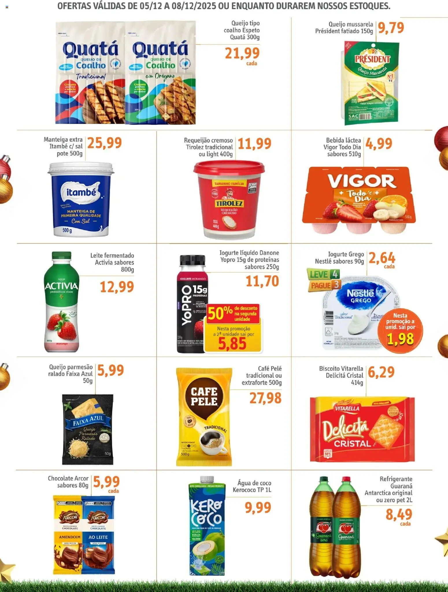 Sonda Folheto - válido de 05.12.2025 | Página: 2 | Produtos: Probióticos, Leite, Café, Parmesão
