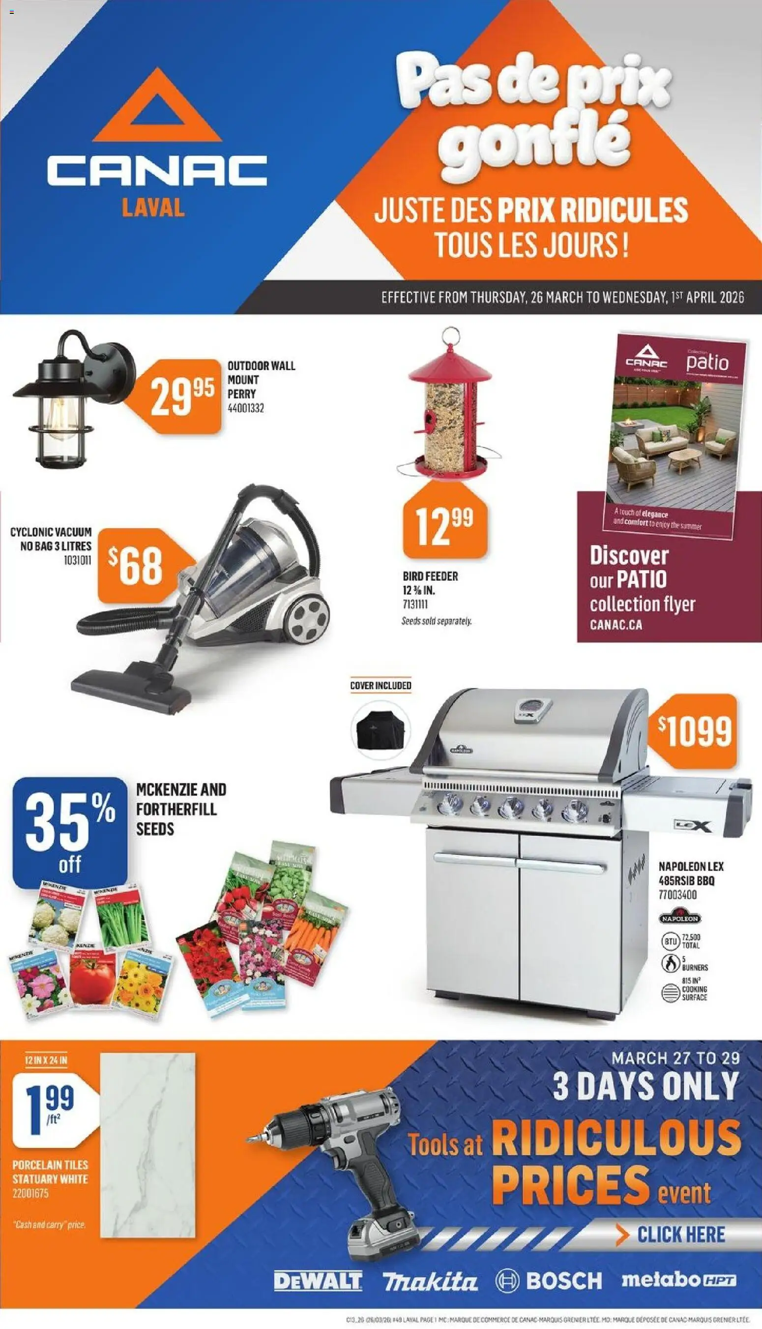 Canac flyer valid from 26.03.2026 | Page: 2 | Products: Bag