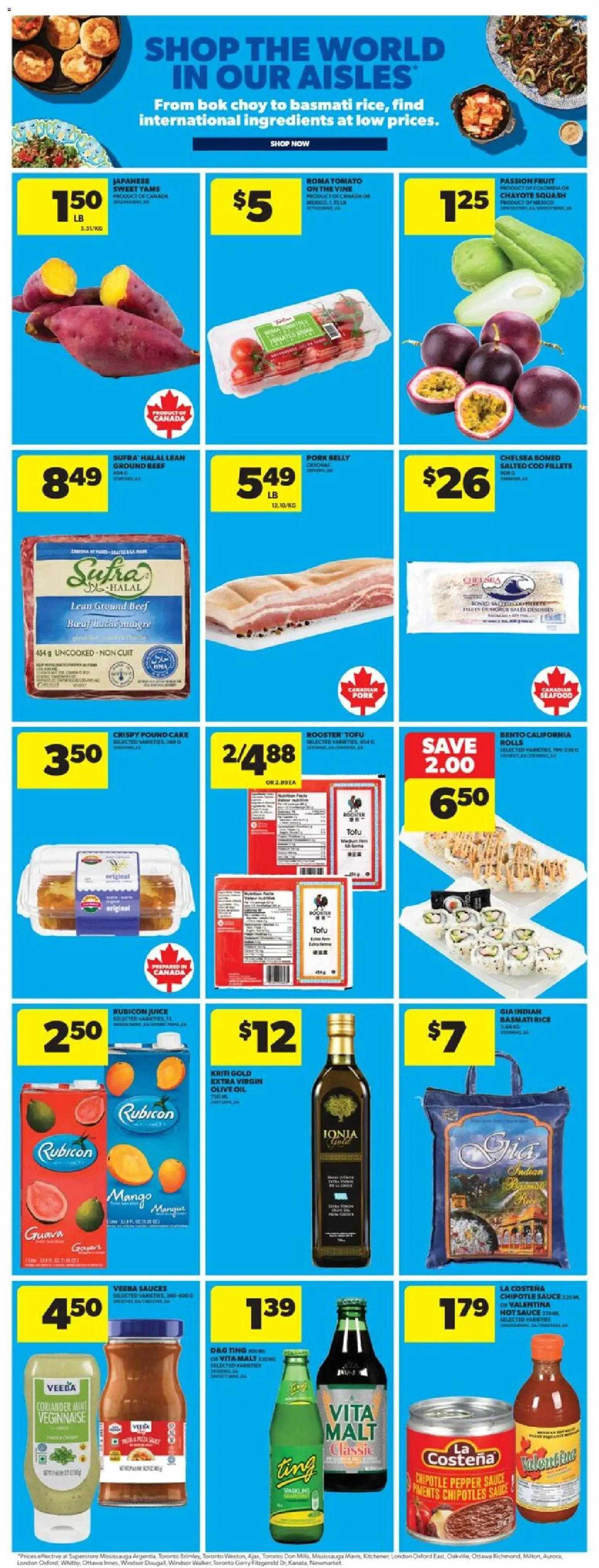 Real Canadian Superstore flyer valid from 20.11.2025 | Page: 24 | Products: Beef, Oil, Juice, Pork