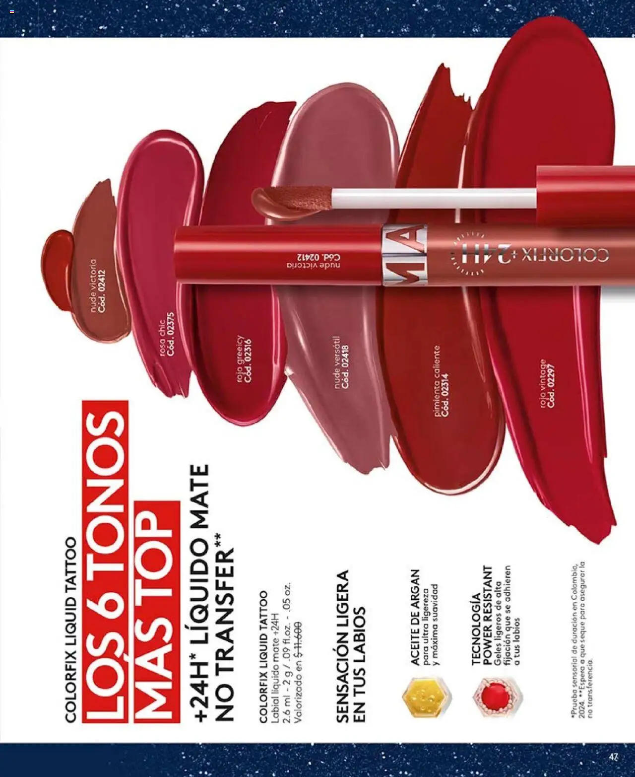 Catálogo Ésika Campaña 17 │ válido desde el 14.10.2025 | Página: 51 | Productos: Top, Mate, Labial, Aceite