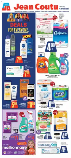 Preview of Jean Coutu weekly flyer from shop Jean Coutu valid from 18.09.2025