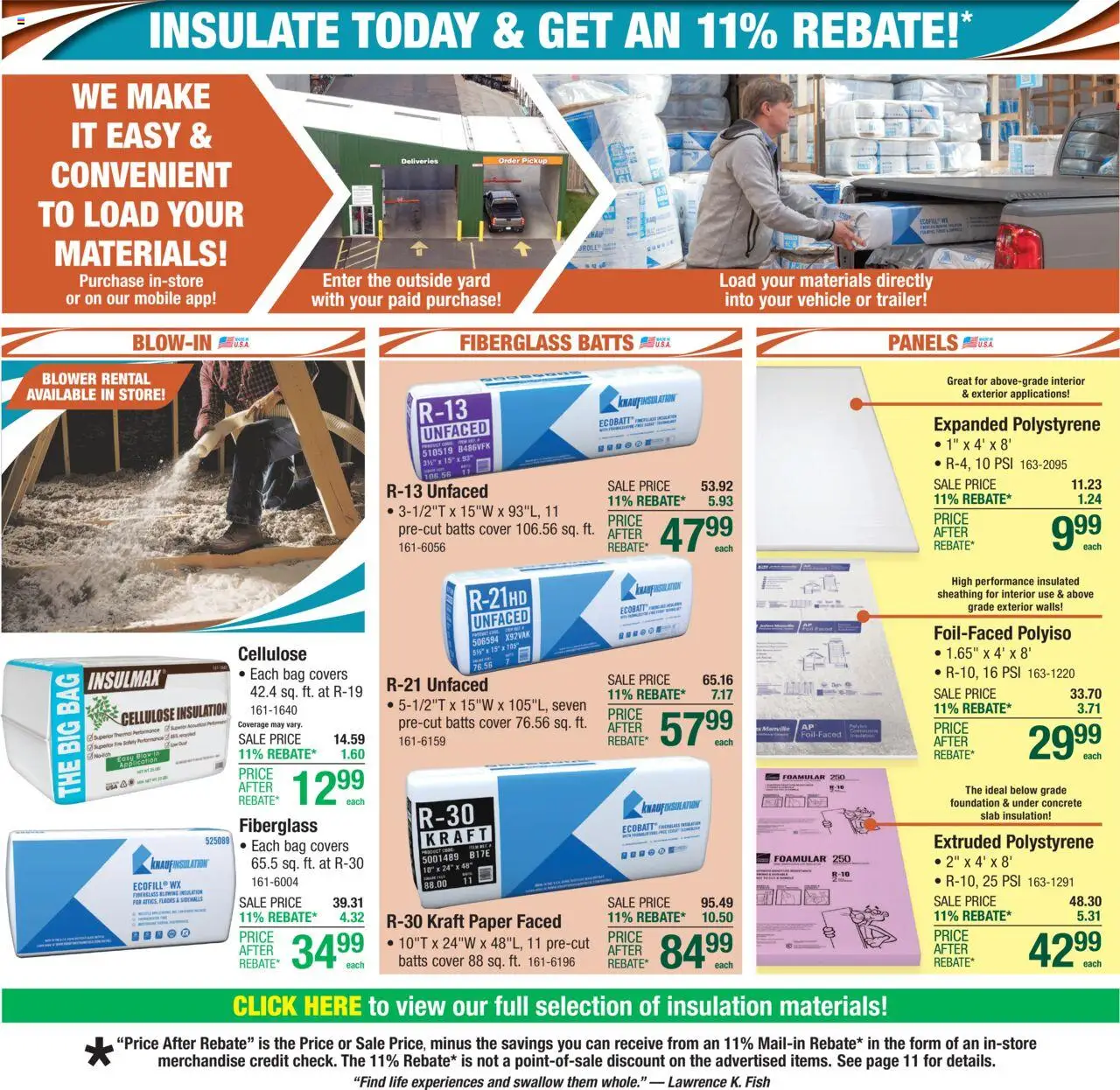 Menards Weekly Ad - valid from 20.08.2025 | Page: 8 | Products: Foundation, Fish, Bag, Blower