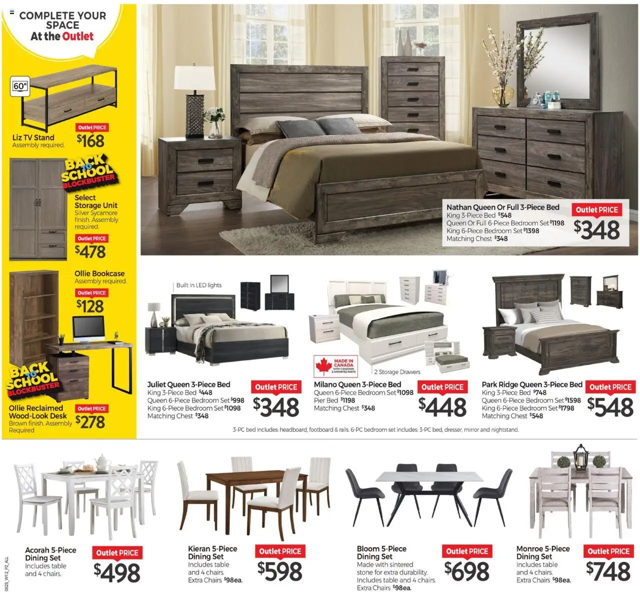 Tepperman's flyer valid from 07.08.2025 | Page: 2 | Products: Tv, Ridge, Bed, Mirror