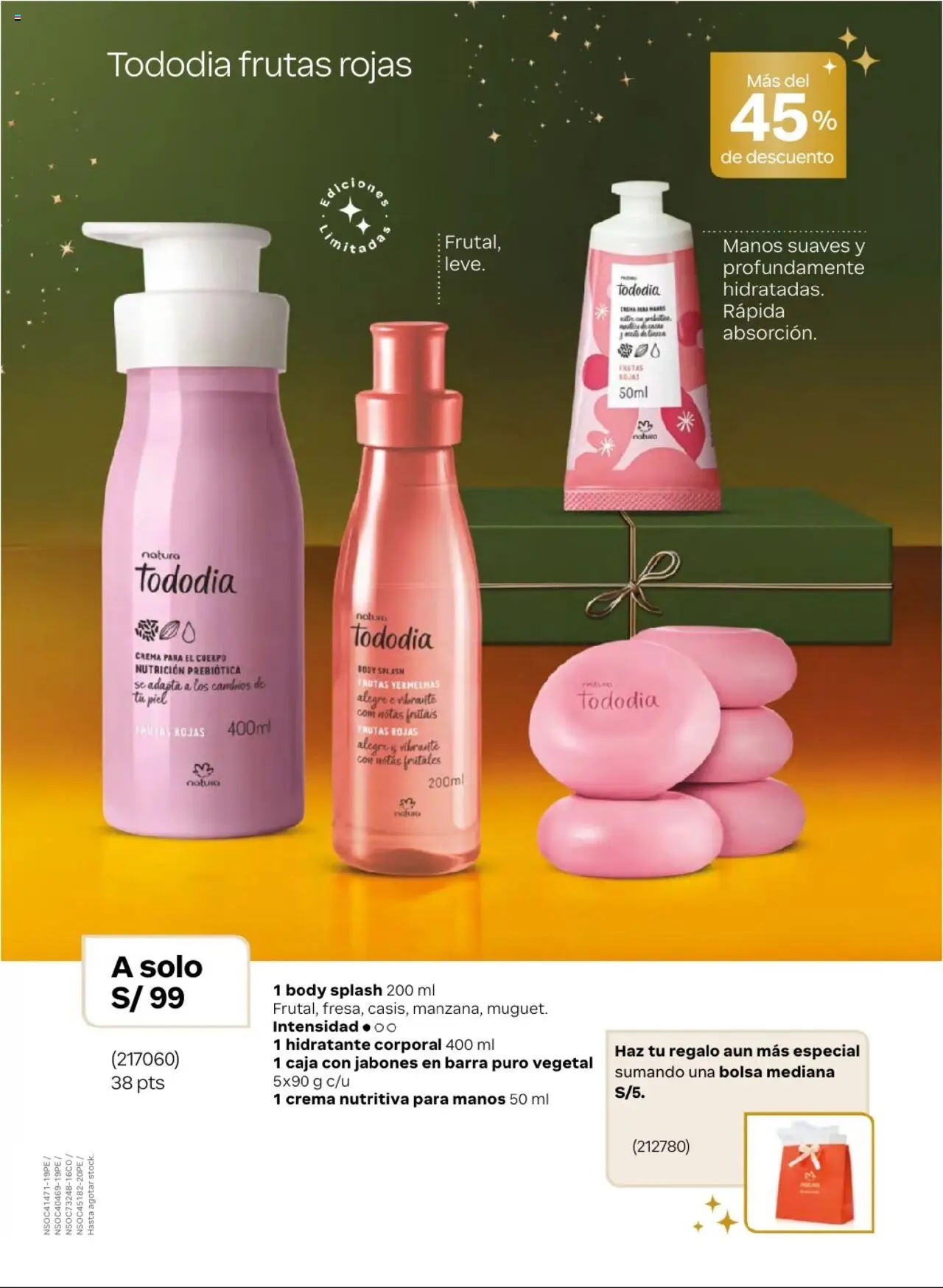 Catálogo Natura válido desde 03.10.2025 | Página: 34 | Productos: Crema para el cuerpo, Caja, Crema, Bolsa