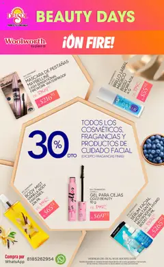 Nuevas ofertas de Del Sol y Woolworth válidas en toda la República Mexicana desde el 08.08.2025. ¡Encuentra las mejores ofertas en Del Sol y Woolworth - Catálogo Beauty Days! | Página: 2 | Productos: Serum, Máscara, Body, Fragancia