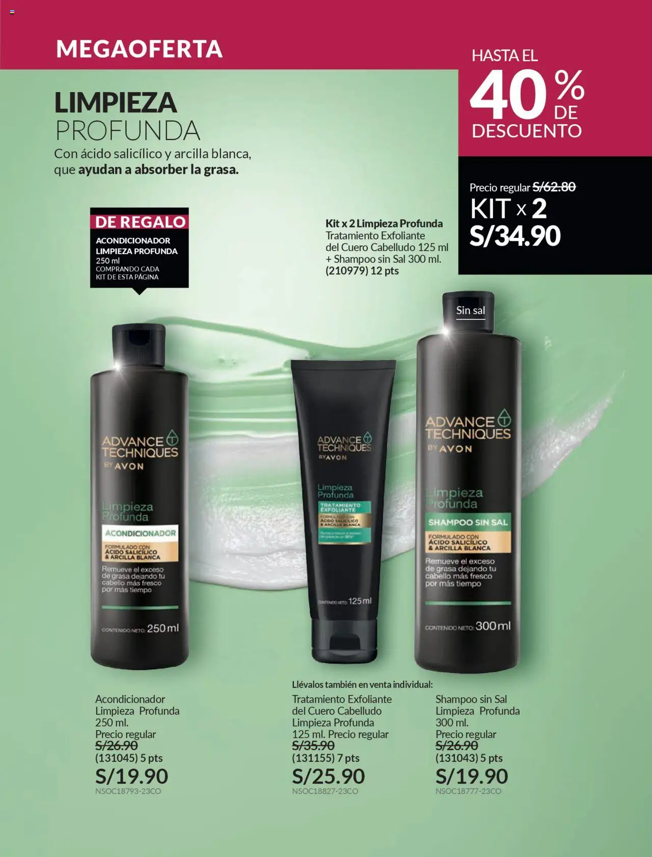 Catálogo Avon válido desde 11.08.2025 | Página: 156 | Productos: Exfoliante, Shampoo, Acondicionador
