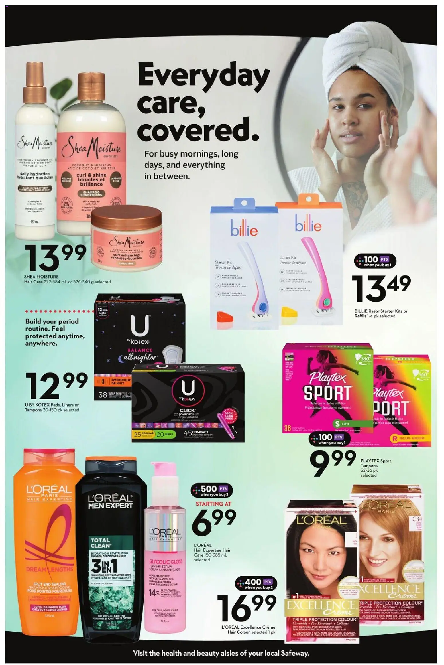 Safeway flyer valid from 12.02.2026 | Page: 9 | Products: Shampoo, Conditioner