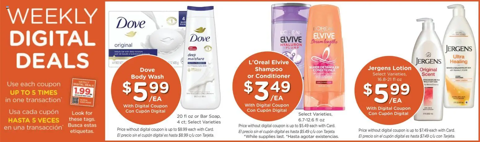 Ralphs Weekly Ad - valid from 07.01.2026 | Page: 3 | Products: Shampoo, Conditioner, Body Wash