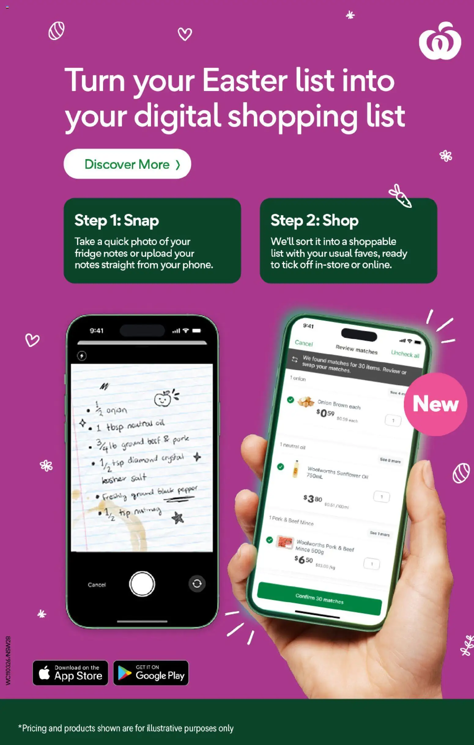 Woolworths catalogue - valid from 11.03.2026 | Page: 28 | Products: Diamond, Beef, Salt, Pepper