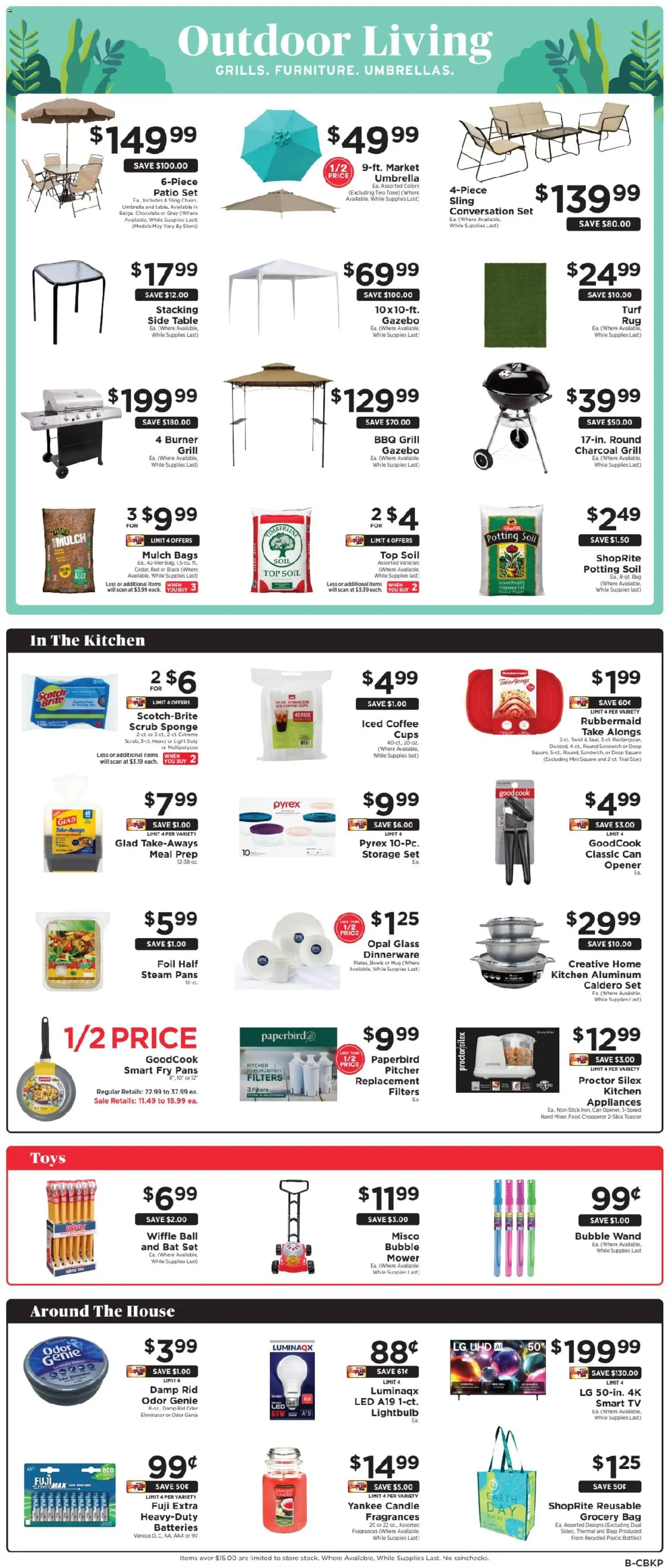 ShopRite Weekly Ad - valid from 10.04.2026 | Page: 13 | Products: Toaster, Opener, Coffee, Chocolate