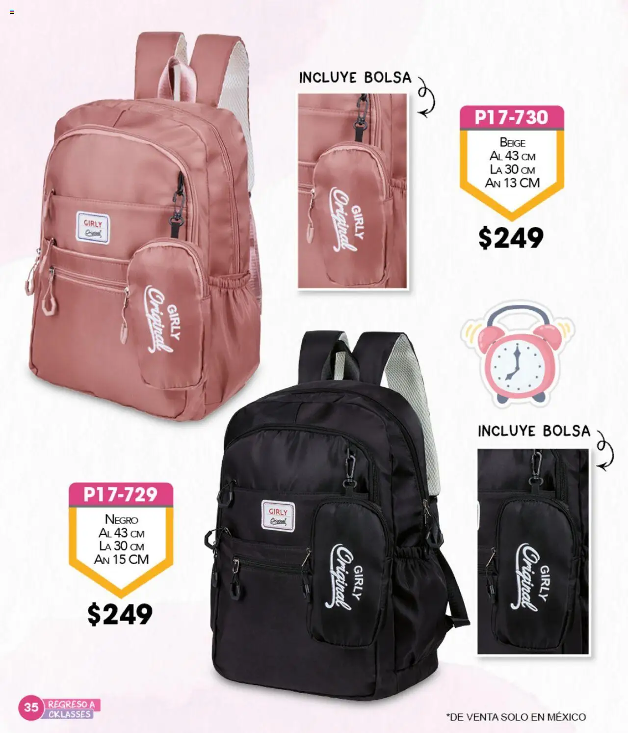 Nuevas ofertas de Cklass válidas en toda la República Mexicana desde el 08.09.2025. ¡Encuentra las mejores ofertas en Cklass - Catálogo Regreso a Clases! | Página: 36 | Productos: Bolsa