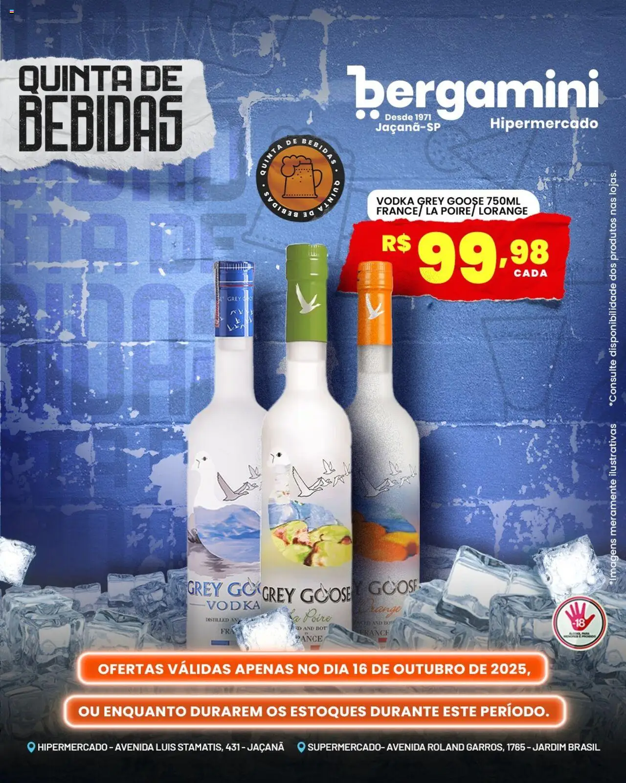 Supermercado Bergamini Folheto - válido de 16.10.2025 | Página: 9 | Produtos: Vodka
