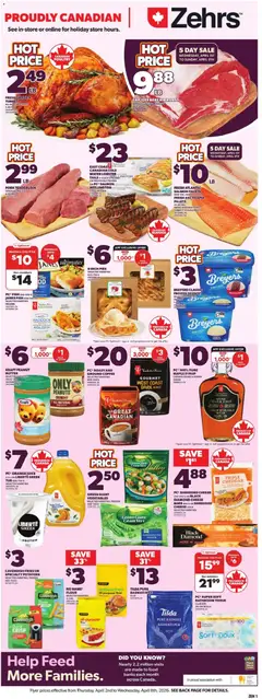 Preview of Zehrs weekly flyer / circulaire from shop Zehrs valid from 02.04.2026 | Page: 3