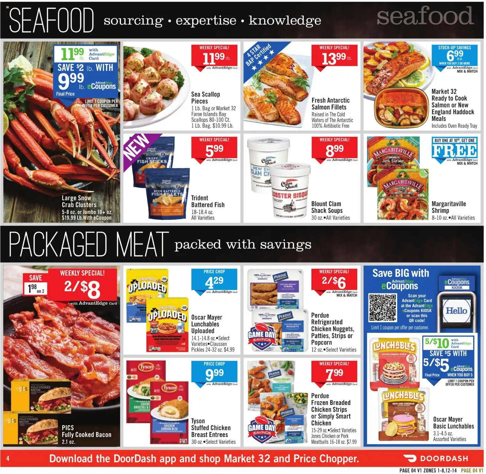 Price Chopper Weekly Ad - valid from 11.01.2026 | Page: 4 | Products: Ham, Lime, Game, Oven
