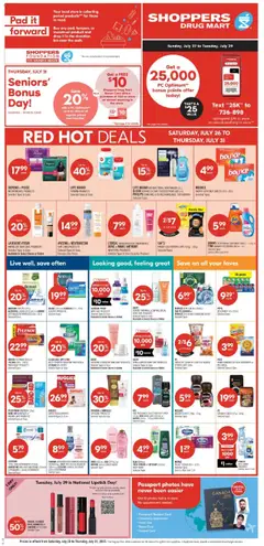 Shoppers flyer valid from 26.07.2025 | Page: 3 | Products: Cream, PC, Fragrance, Lipstick