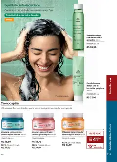 Natura - Ciclo 04/2026 - Pré-Visualização do folheto da loja Natura, válido de 19.02.2026 | Página: 111 | Produtos: Shampoo, Gengibre, Condicionador, Chá