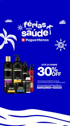Pague Menos - Catálogo atual - Pré-Visualização do folheto da loja Pague Menos, válido de 31.07.2025
