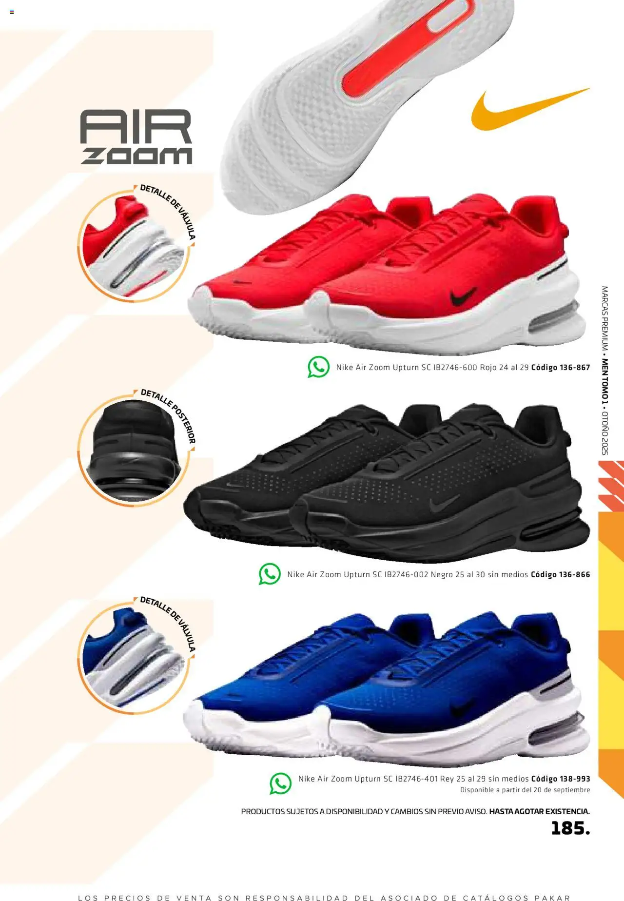 Nuevas ofertas de SC Pakar válidas en toda la República Mexicana desde el 29.08.2025. ¡Encuentra las mejores ofertas en SC Pakar - Catálogo Otoño Men Tomo 1! | Página: 185 | Productos: Válvula