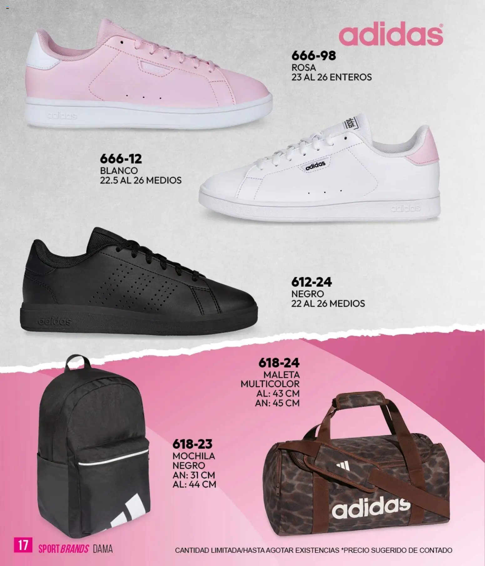 Nuevas ofertas de Cklass válidas en toda la República Mexicana desde el 05.03.2026. ¡Encuentra las mejores ofertas en Cklass catálogo Verano Sportbrands Dama! | Página: 18 | Productos: Mochila, Maleta