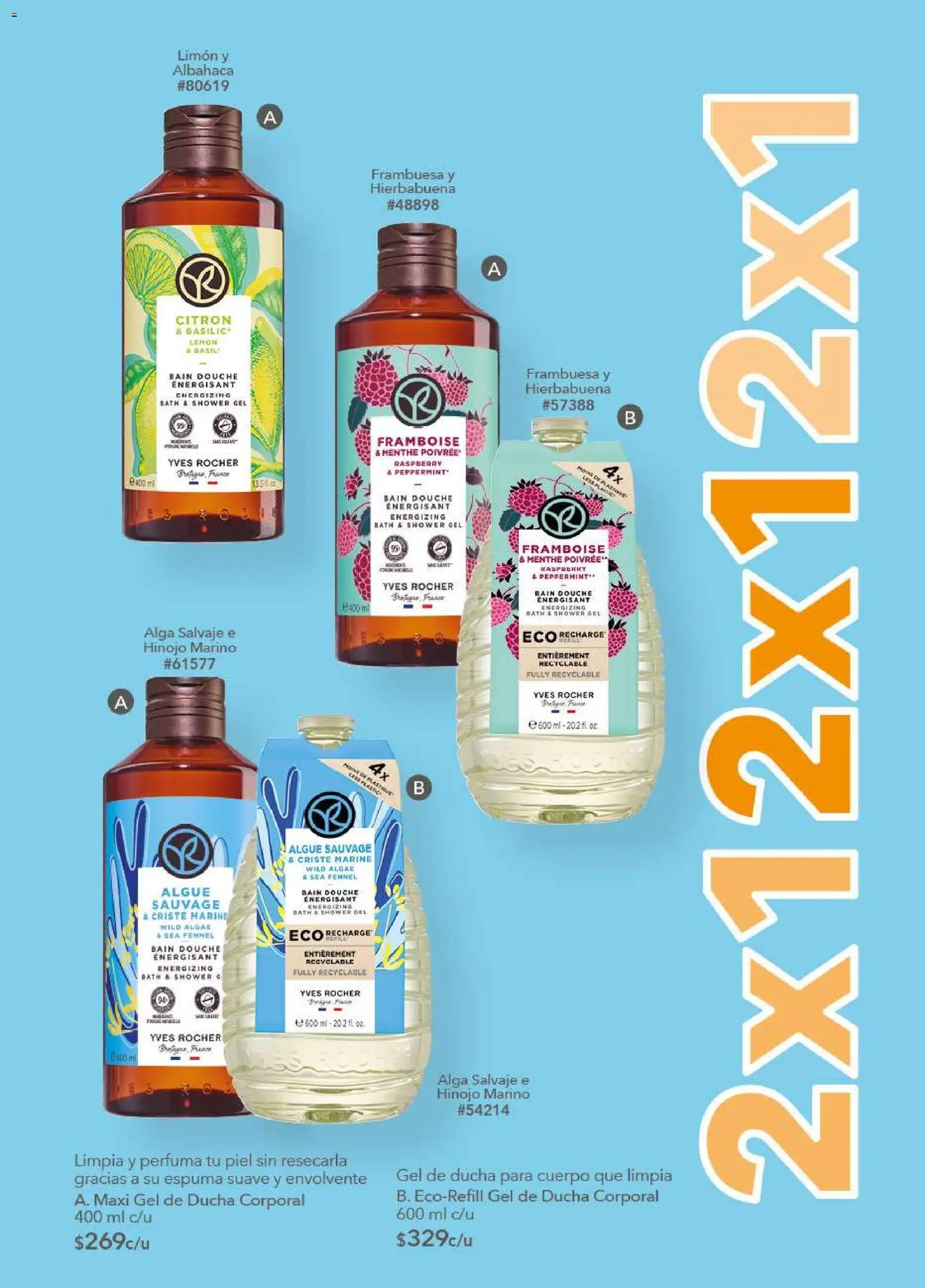 Nuevas ofertas de Yves Rocher válidas en toda la República Mexicana desde el 09.12.2025. ¡Encuentra las mejores ofertas en Yves Rocher campaña 17 2025! | Página: 83 | Productos: Hinojo, Limón, Espuma, Gel de ducha