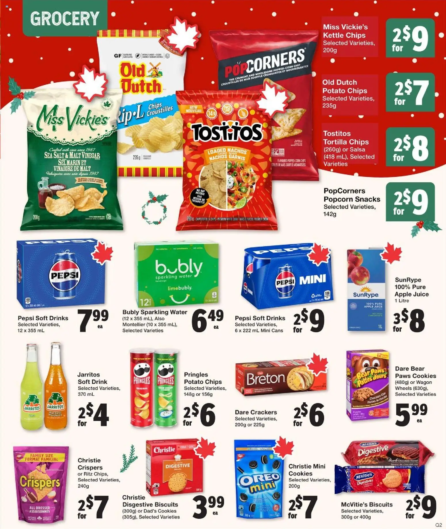 Quality Foods flyer valid from 11.12.2025 | Page: 12 | Products: Cream, Cookies, Kettle, Chocolate