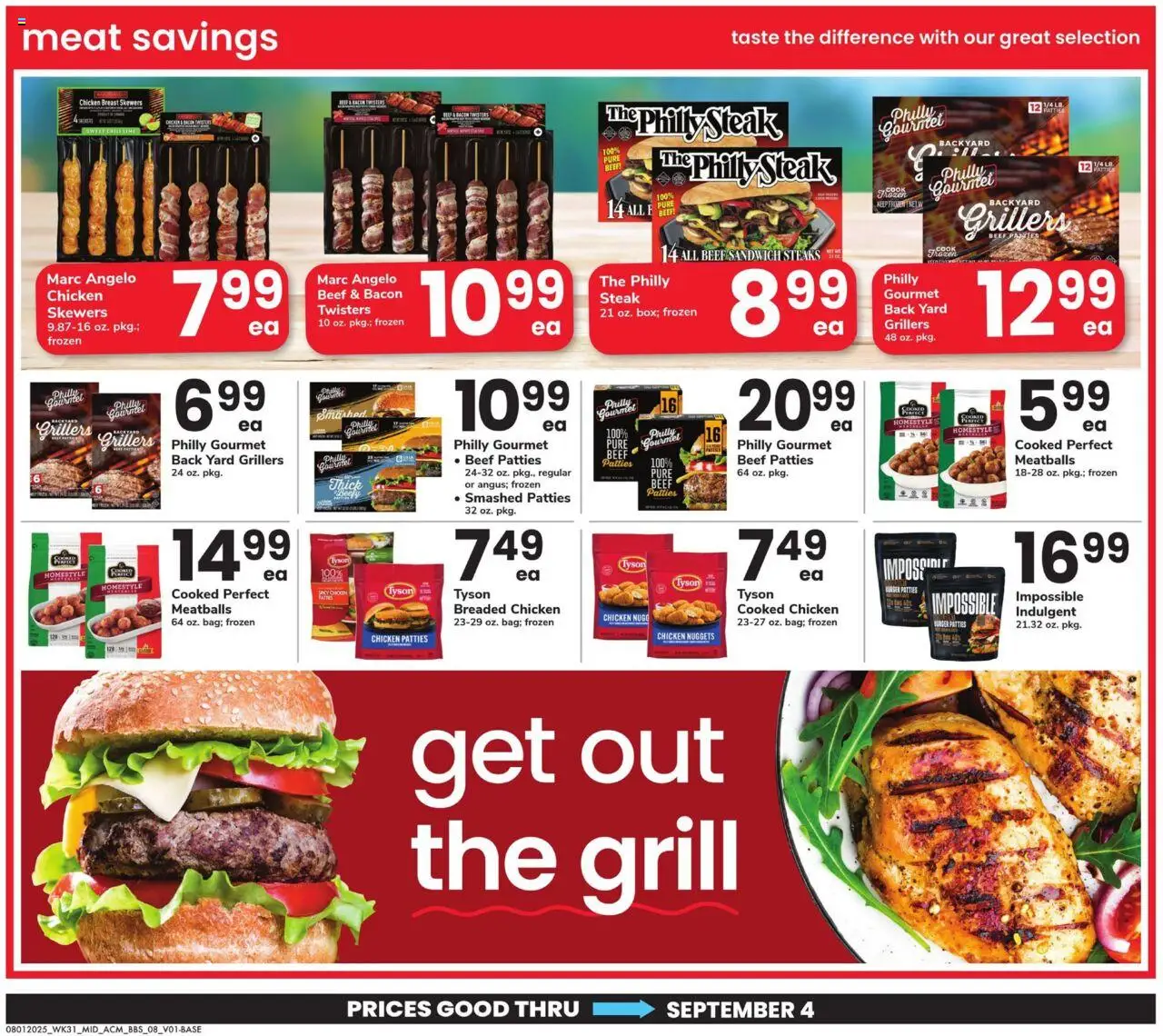 Acme Big Book of Savings - valid from 01.08.2025 | Page: 8 | Products: Beef, Grill