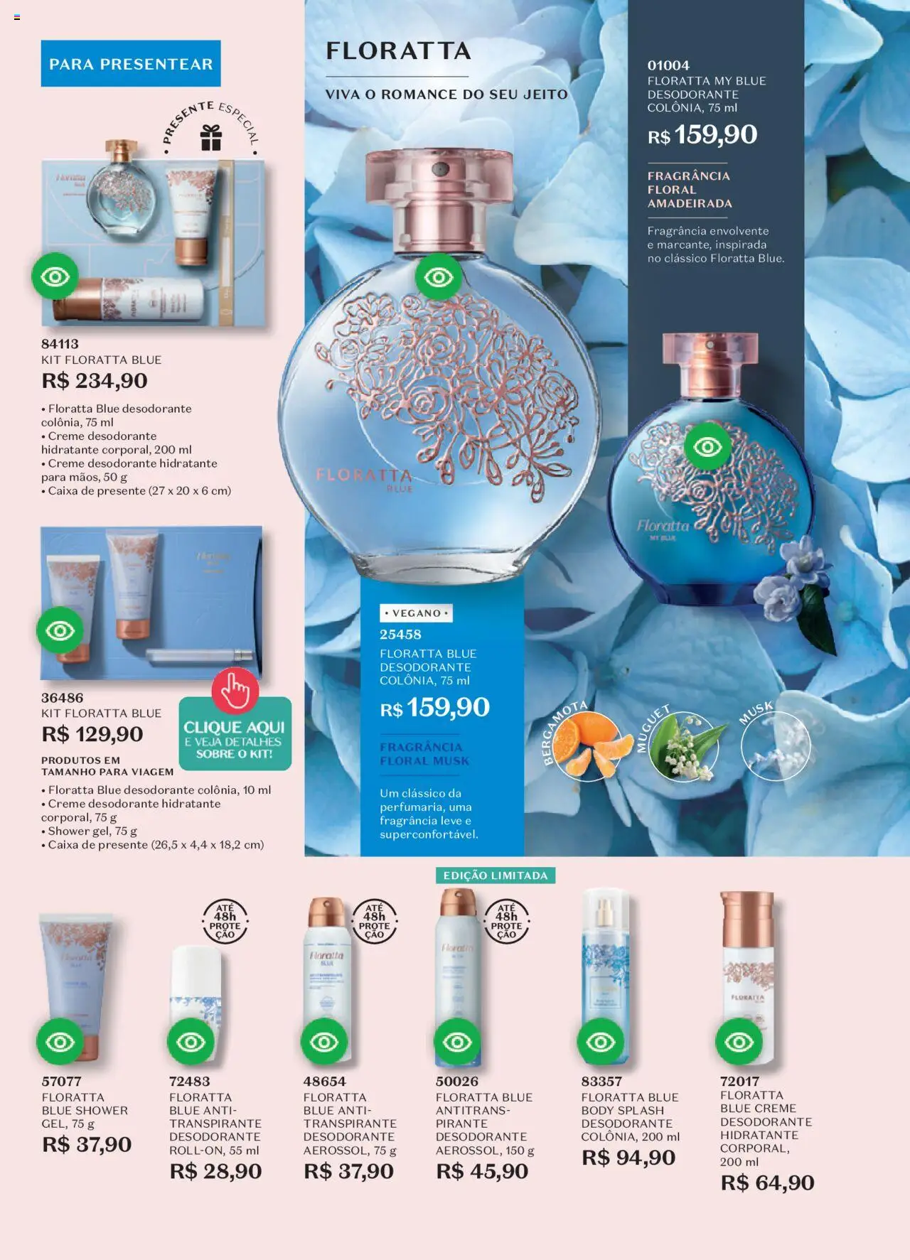 O Boticário Folheto - válido de 11.08.2025 | Página: 72 | Produtos: Desodorante, Caixa, Creme, Body