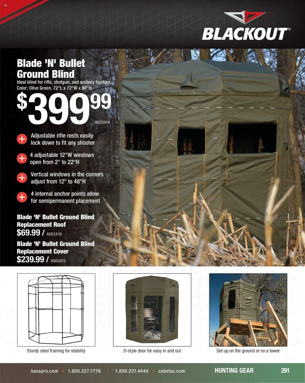 Cabela's Hunting Master 25 - valid from 11.08.2025 | Page: 291 | Products: Anchor, Archery, Rifle