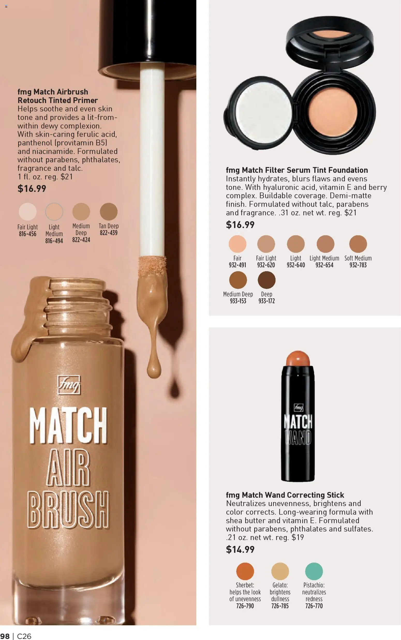 Avon Brochure - valid from 17.12.2025 | Page: 98 | Products: Fragrance, Foundation, Brush, Butter