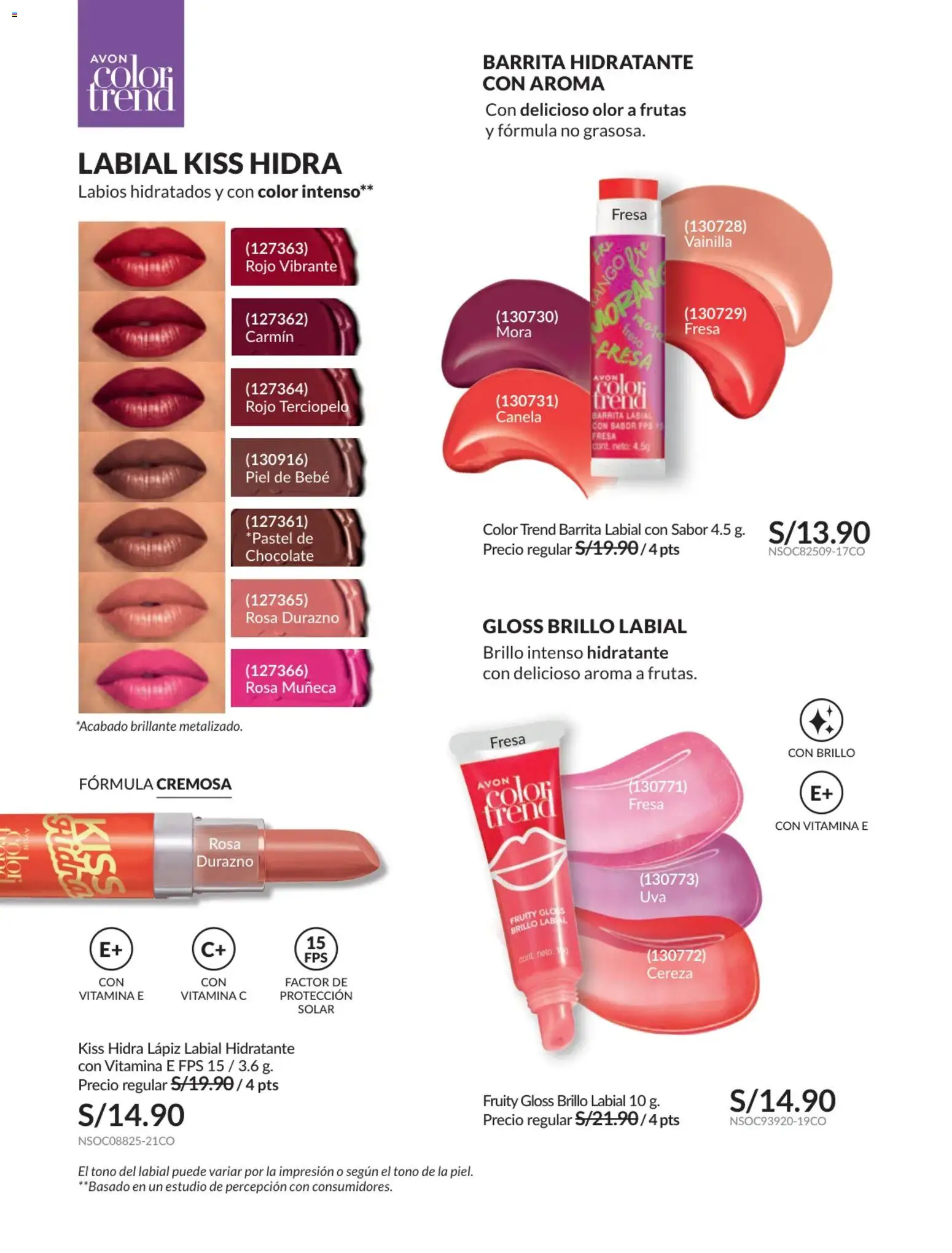 Catálogo Avon válido desde 31.01.2026 | Página: 51 | Productos: Lápiz labial, Chocolate