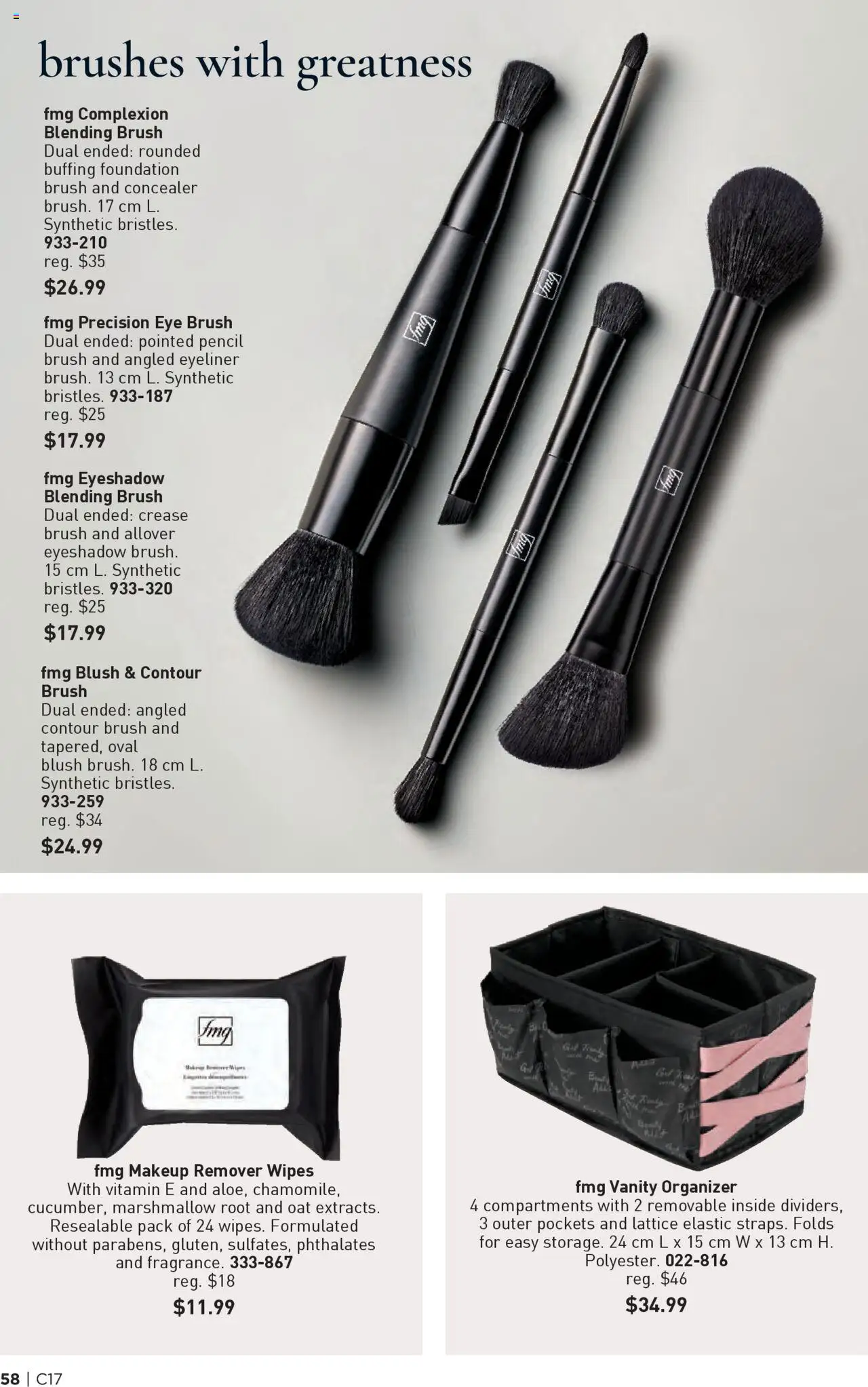 Avon flyer valid from 14.08.2025 | Page: 58 | Products: Concealer, Blush, Brush, Makeup remover