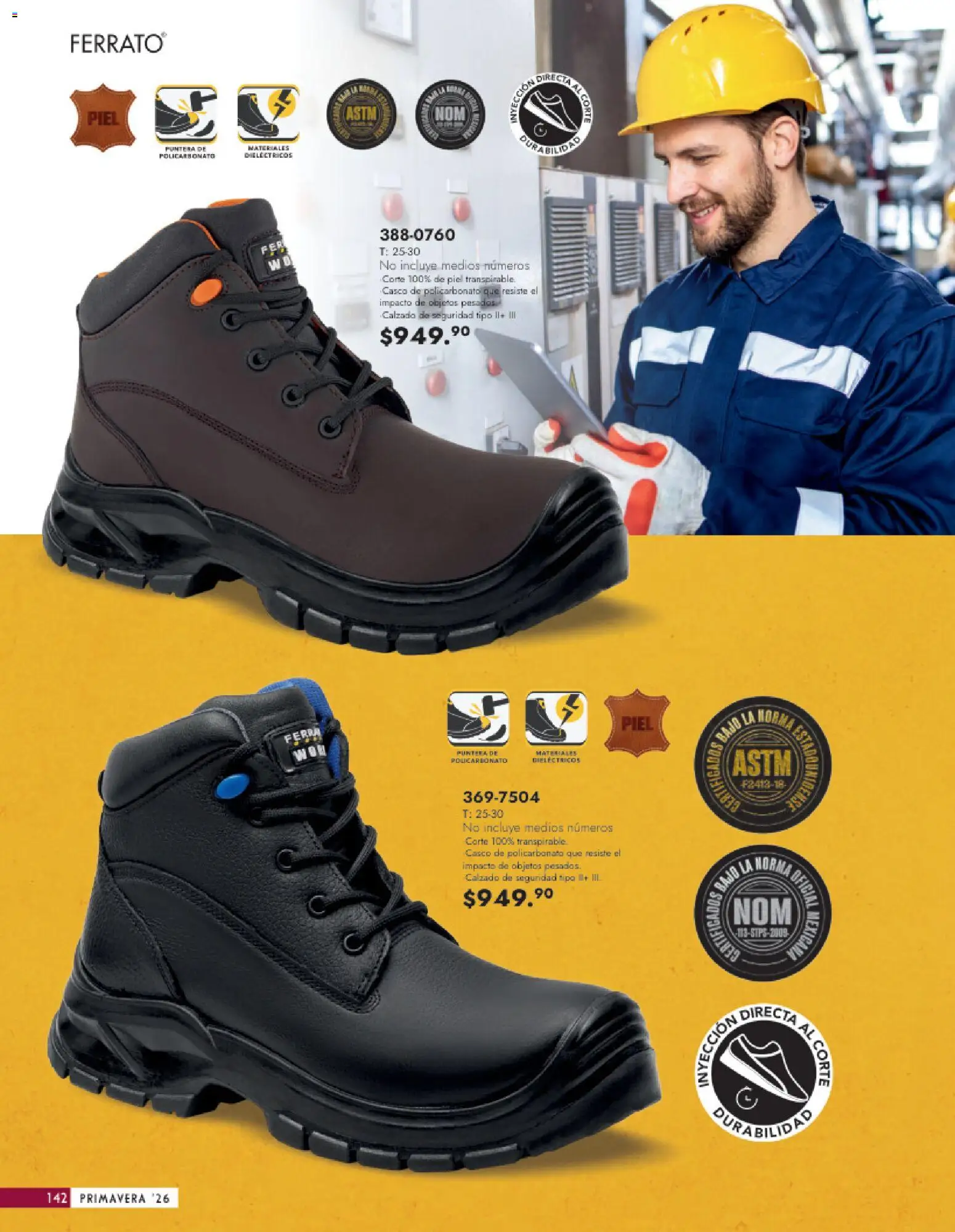 Nuevas ofertas de Andrea válidas en toda la República Mexicana desde el 25.01.2026. ¡Encuentra las mejores ofertas en Andrea catálogo Calzado Caballero! | Página: 142