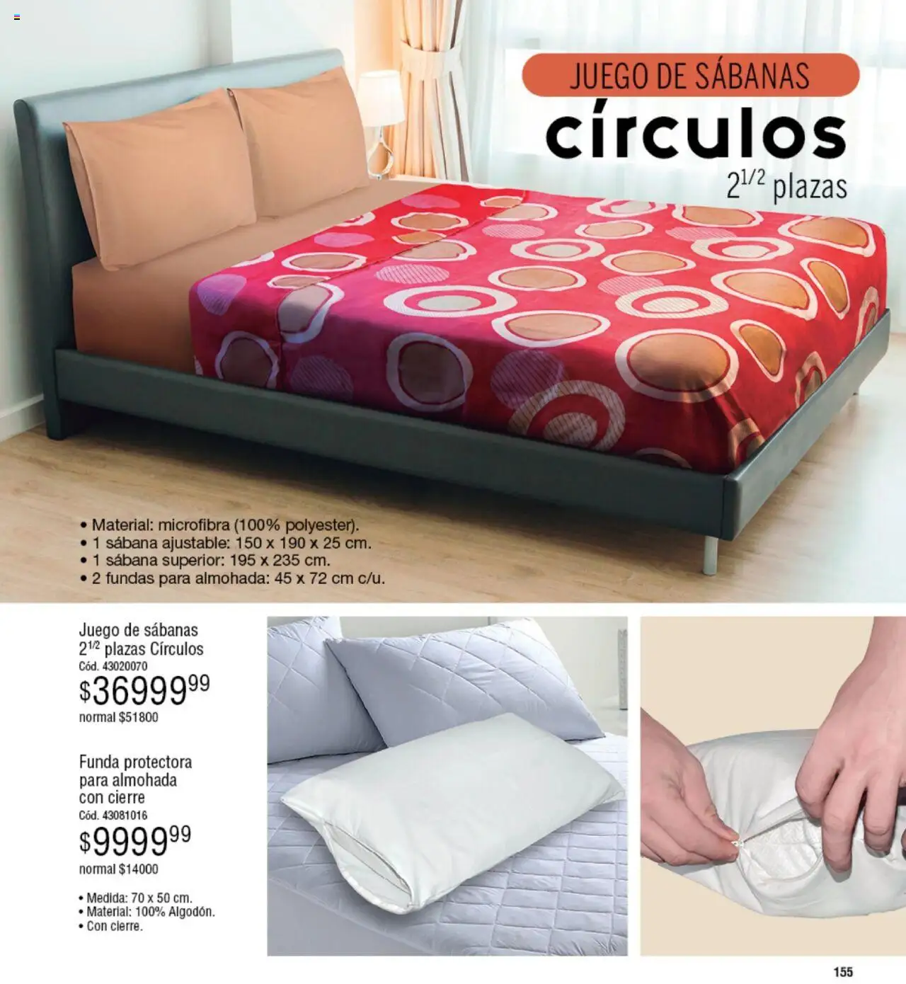 Millanel catálogo │ válido desde el 18.08.2025 | Página: 155 | Productos: Sabanas, Almohada