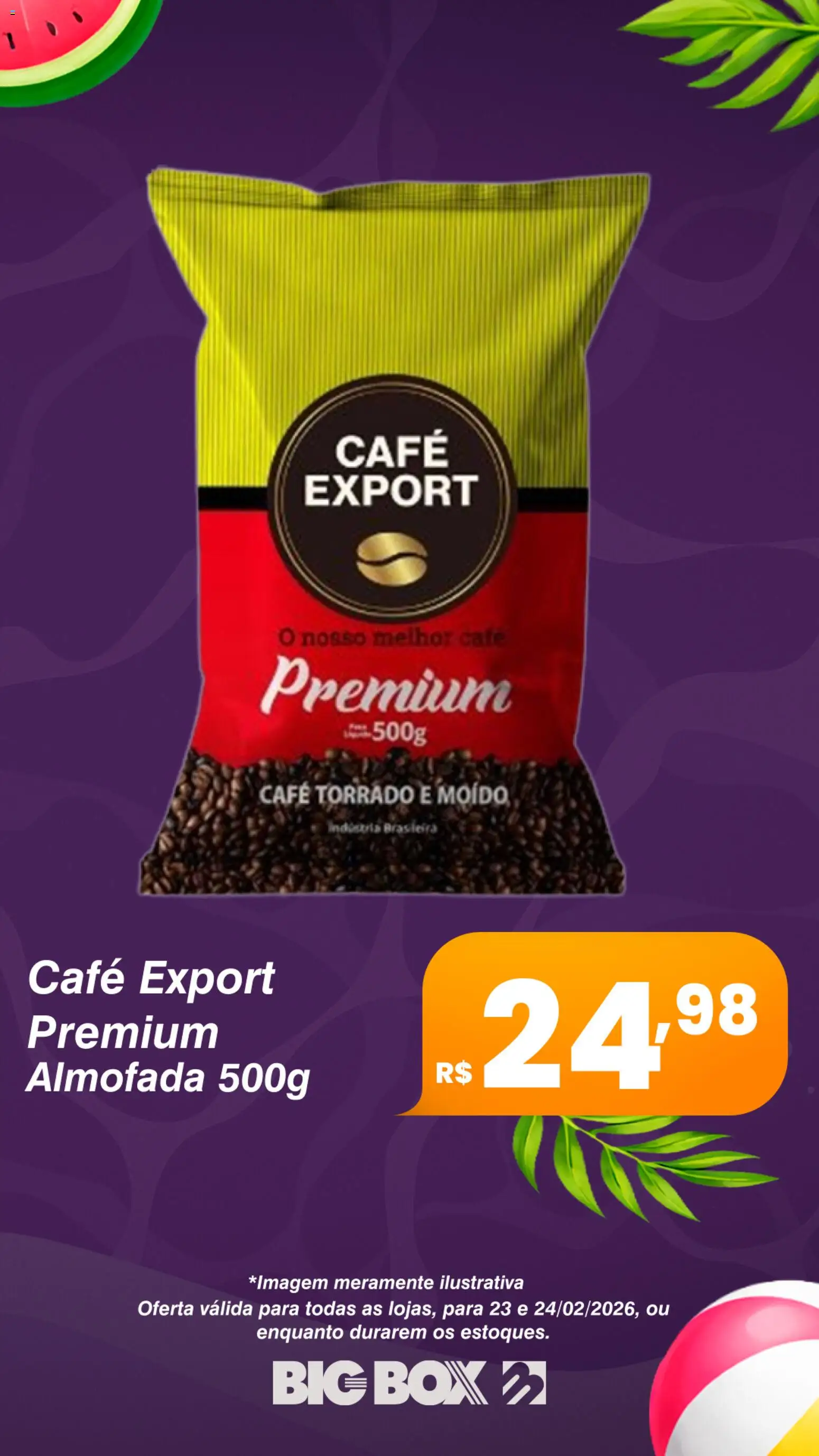 Big Box Folheto - válido de 23.02.2026 | Página: 10 | Produtos: Almofada, Café