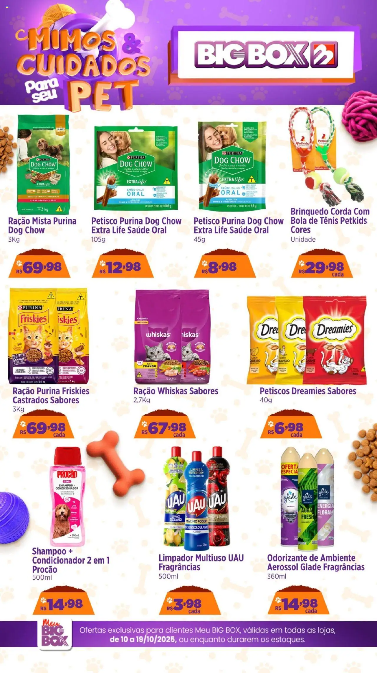 Big Box Folheto - válido de 10.10.2025 | Página: 2 | Produtos: Shampoo, Condicionador, Desengordurante, Tênis