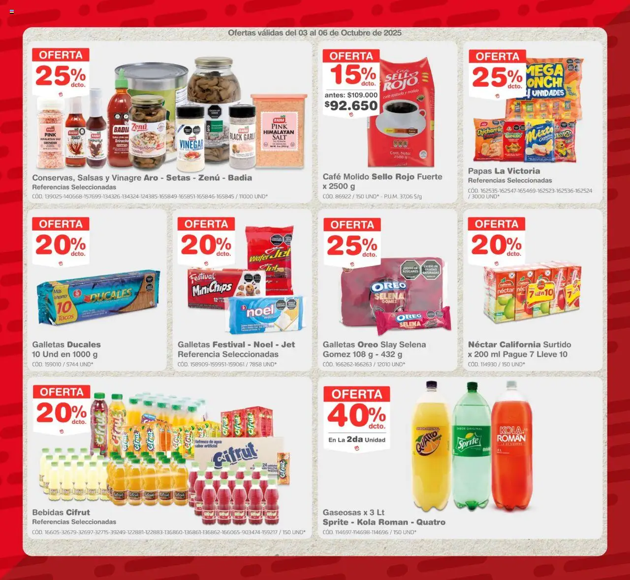 Makro revista - valida desde el 03.10.2025 | Página: 4 | Productos: Galletas, Mesa, Vinagre, Café